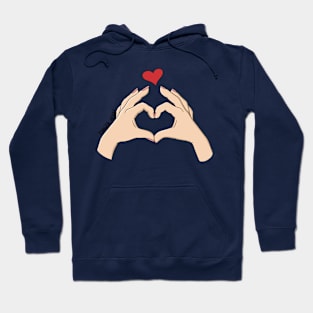 Finger heart Hoodie